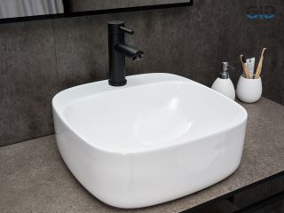 Раковина Gid N9284 51219 накладная белая 42x42x15.5